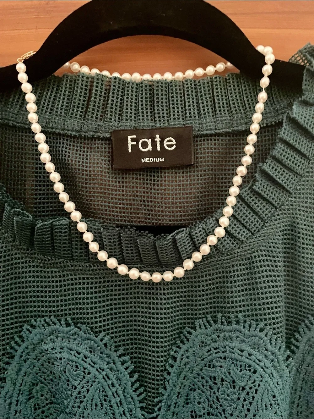 Vintage 10k Cultured Pearl Necklace - Picture 12 of 13